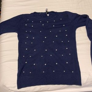 Long sleeve dark blue size M